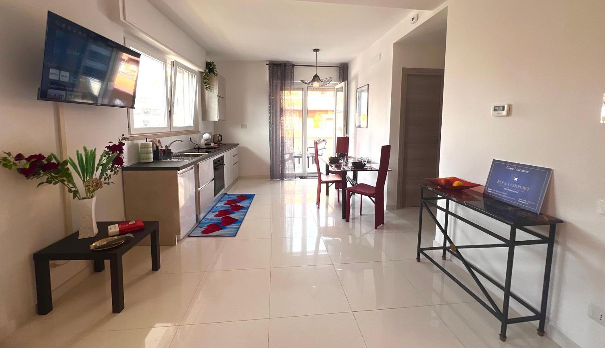 Roma Airport Sky Apartments 菲乌米奇诺 外观 照片