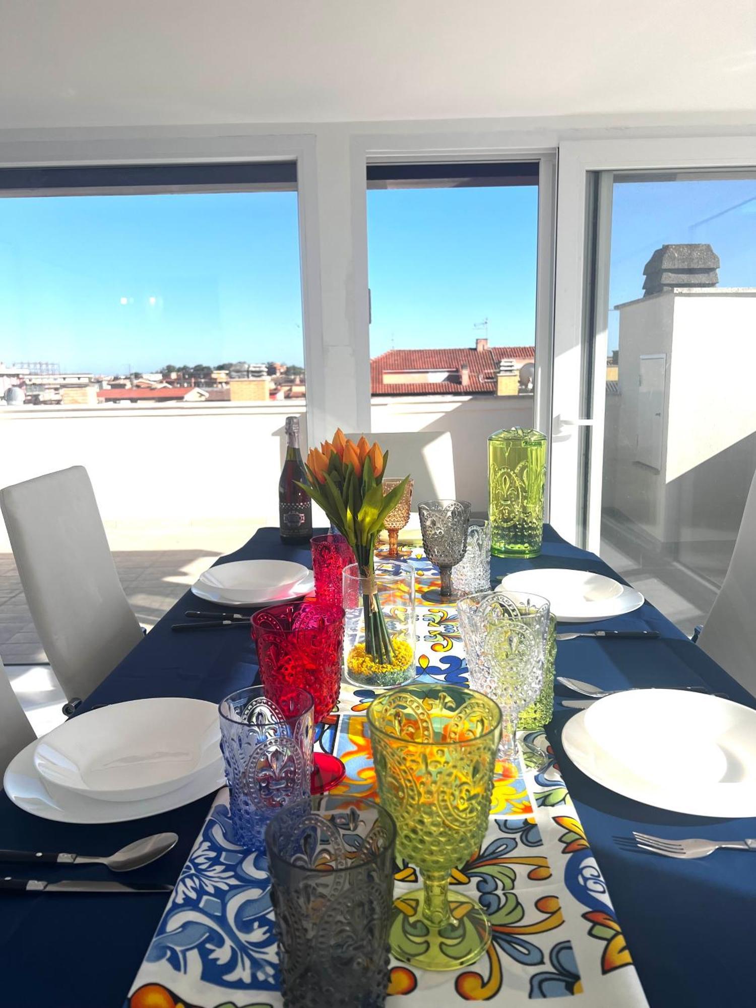 Roma Airport Sky Apartments 菲乌米奇诺 外观 照片