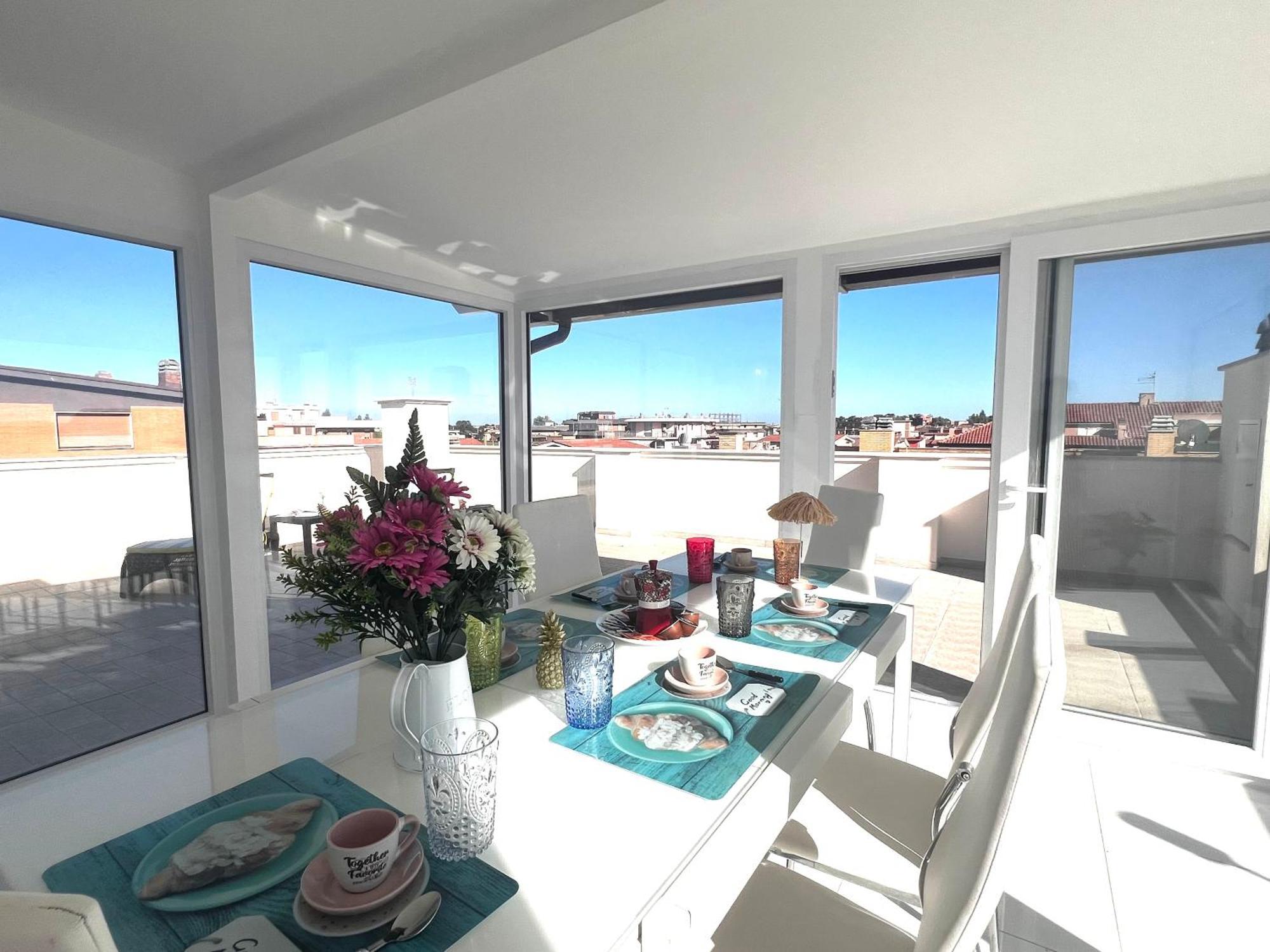 Roma Airport Sky Apartments 菲乌米奇诺 外观 照片