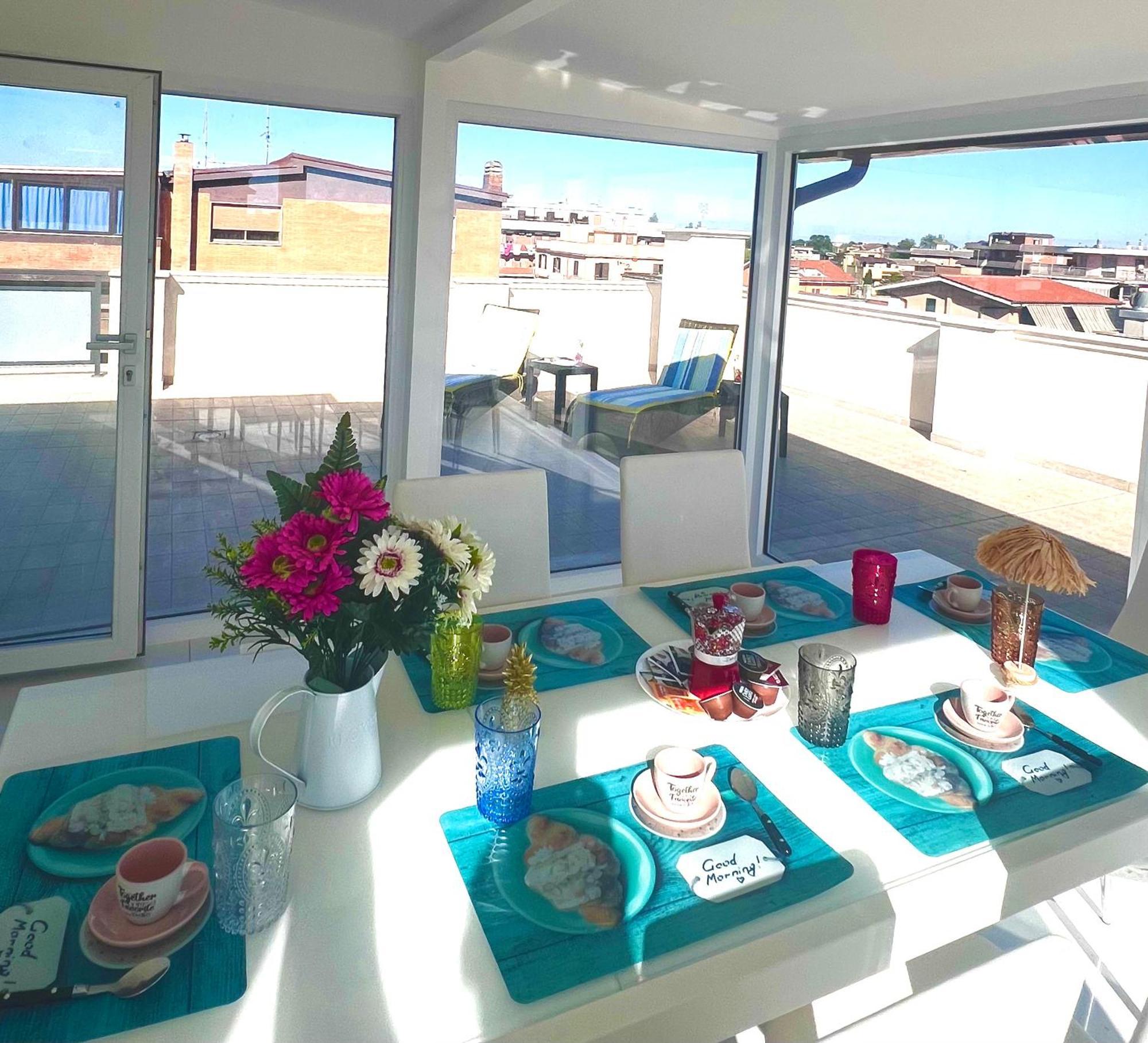 Roma Airport Sky Apartments 菲乌米奇诺 外观 照片